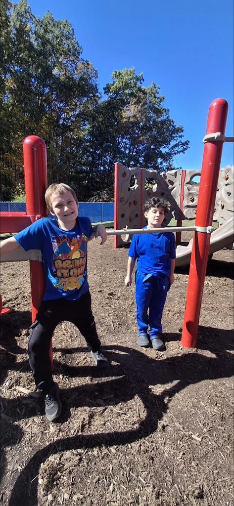 Fun in the sun! Third graders are loving this warm October weather!