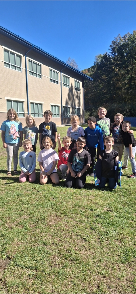 Fun in the sun! Third graders are loving this warm October weather!