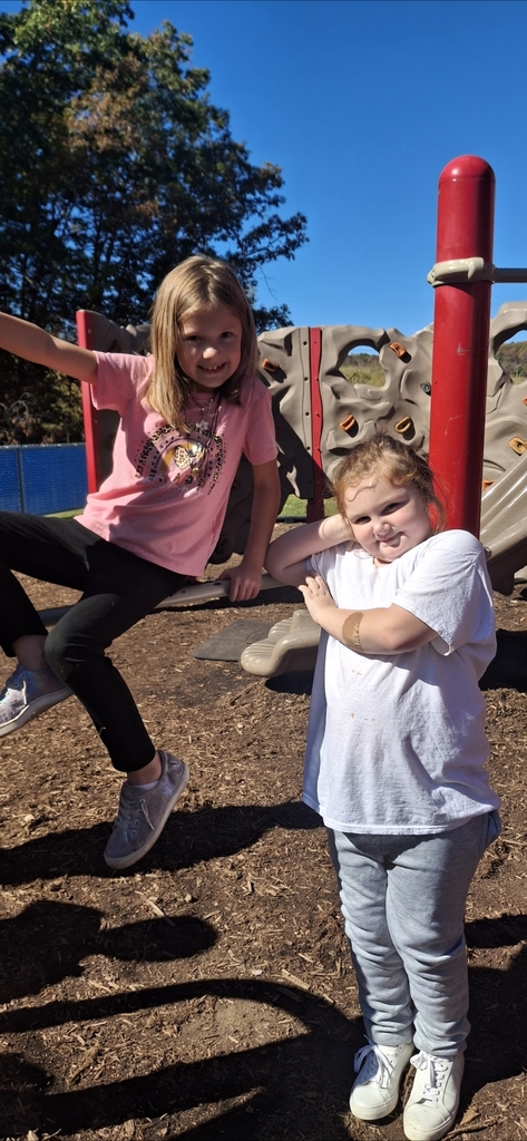 Fun in the sun! Third graders are loving this warm October weather!
