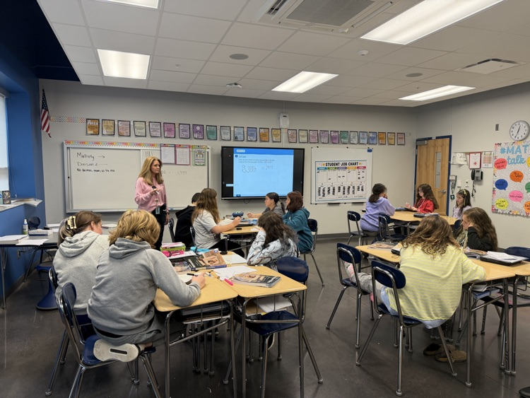 Surprise! Ms. Guill crashed our 5th grade math class and took over the lesson! Our 5th graders had so much fun learning from their principal! 