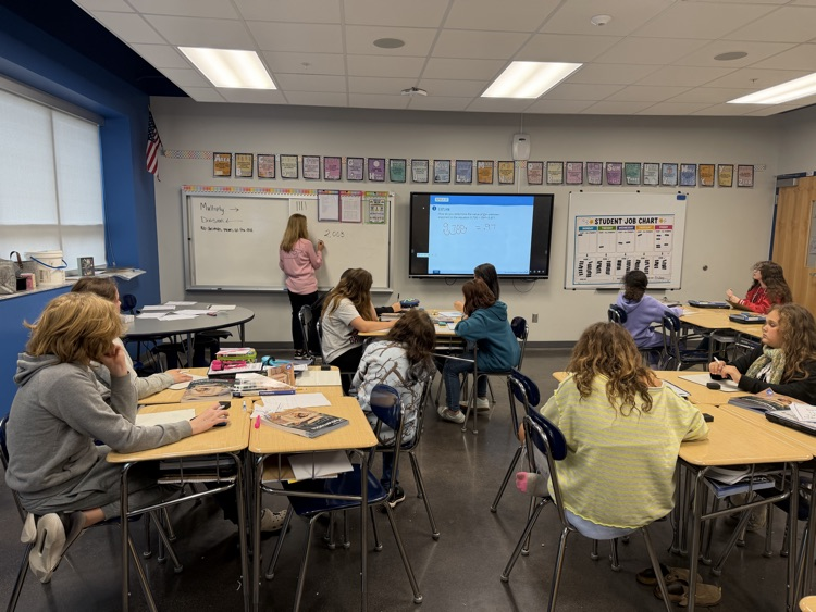 Surprise! Ms. Guill crashed our 5th grade math class and took over the lesson! Our 5th graders had so much fun learning from their principal! 