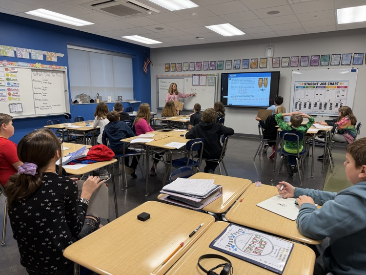 Surprise! Ms. Guill crashed our 5th grade math class and took over the lesson! Our 5th graders had so much fun learning from their principal! 