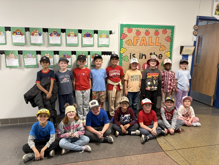 Hat day for Mrs. Fulp’s second graders! 