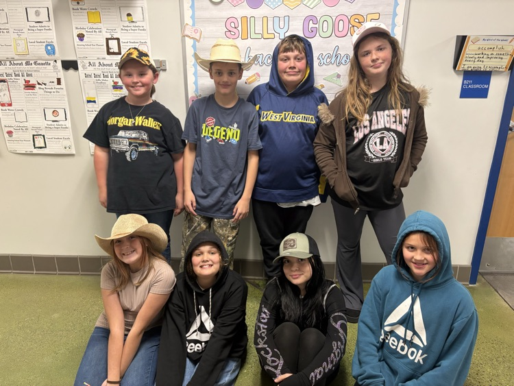5th grade loves Hat Day!
