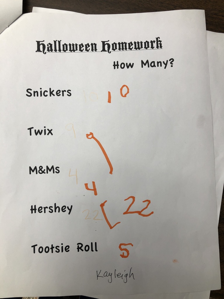 Halloween Homework