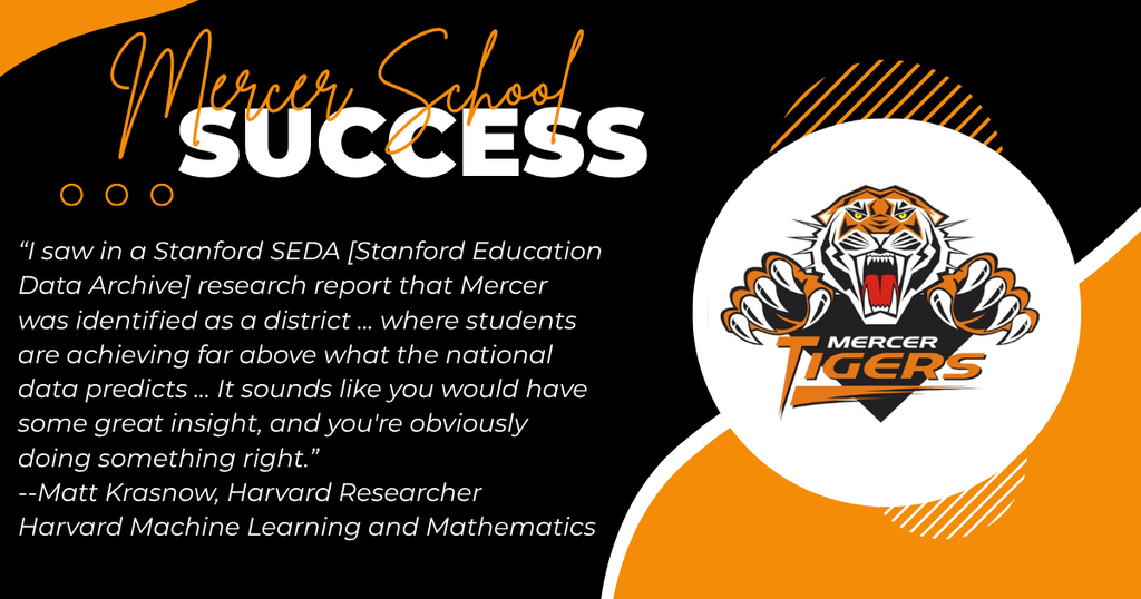 Black background with orange swirl on opposite corners Tigers logo on the right