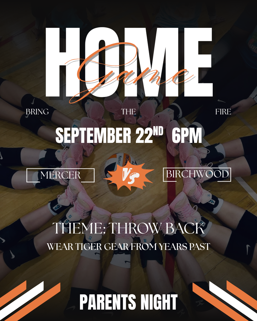 Home volleyball game sept 22nd 6pm