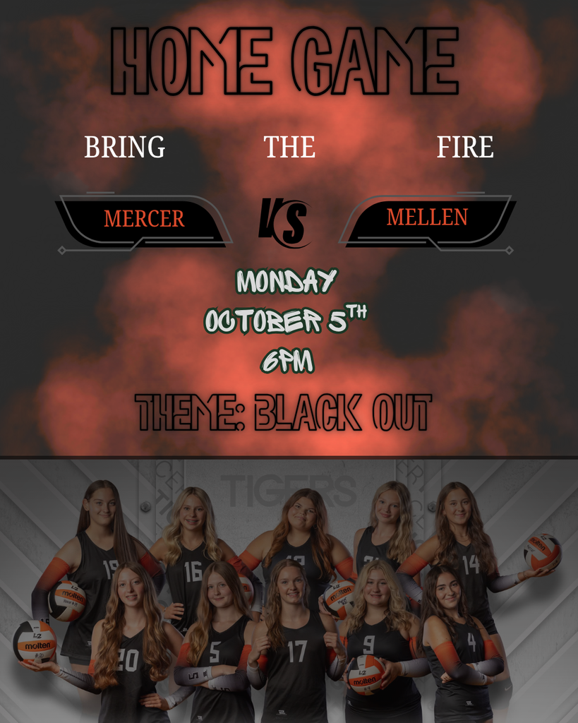 Home volleyball game oct 5th 6pm