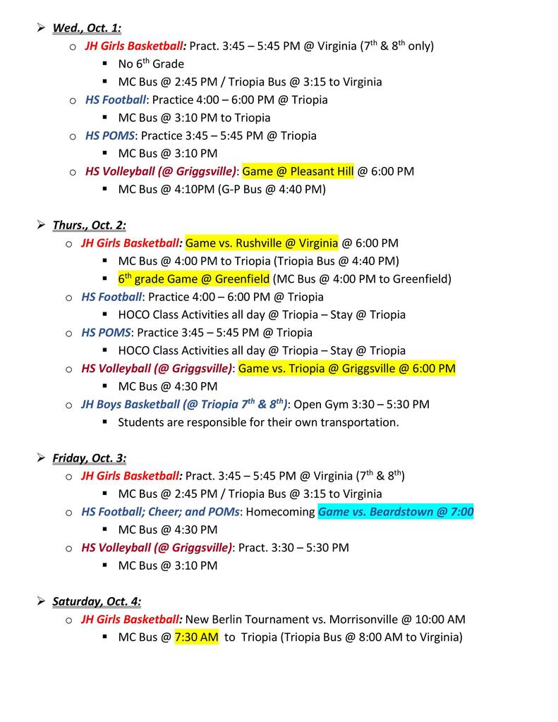 Sports brief