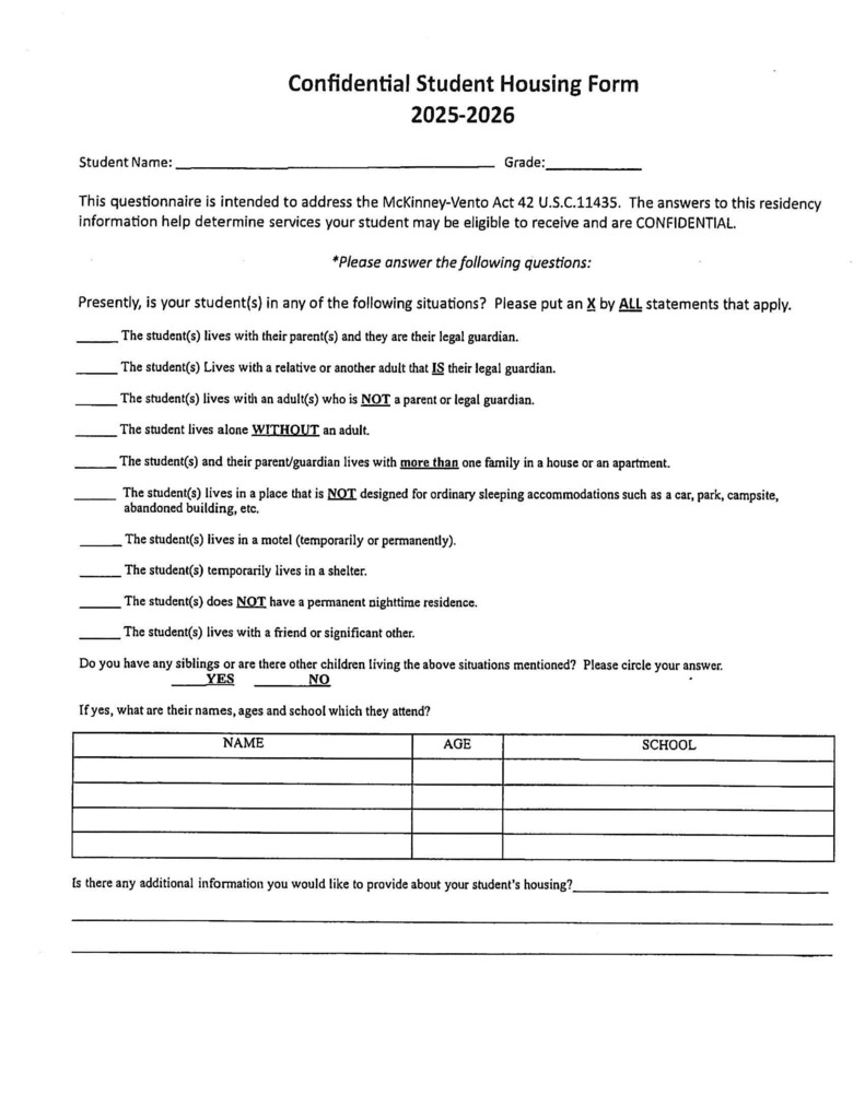 enrollment form 