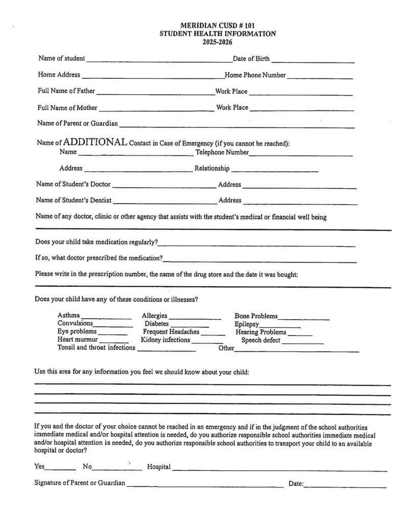 enrollment form 