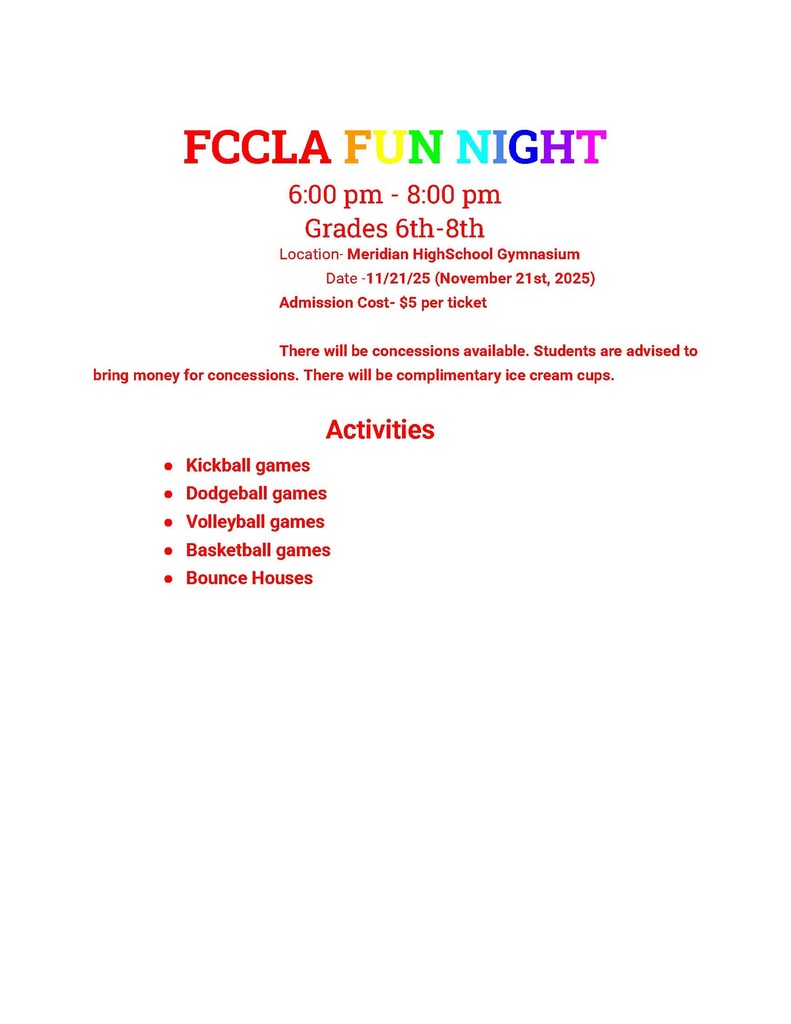 FCCLA Fun Night
