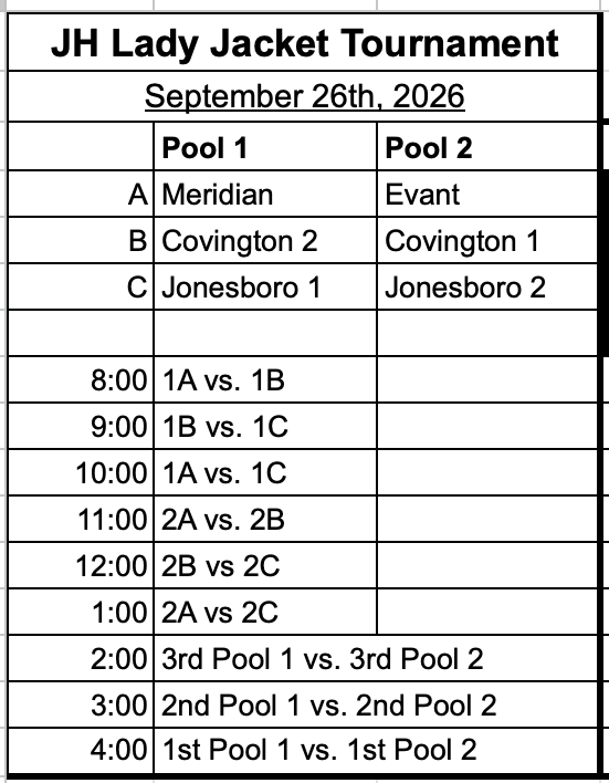 JH Lady Jacket Tourney