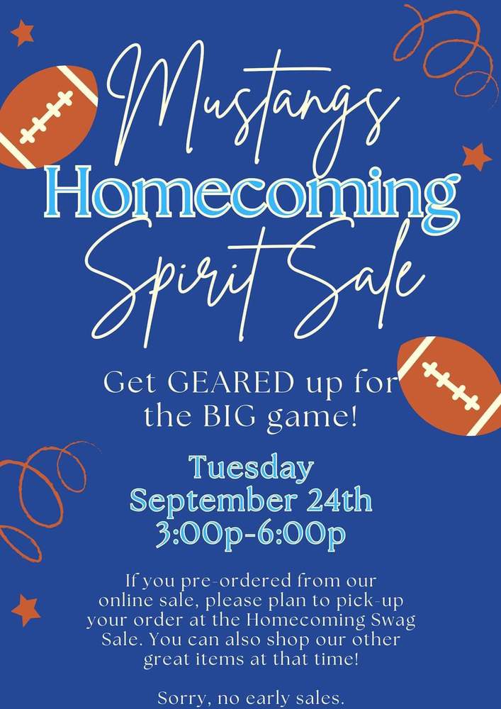 Homecoming Spirit Sale