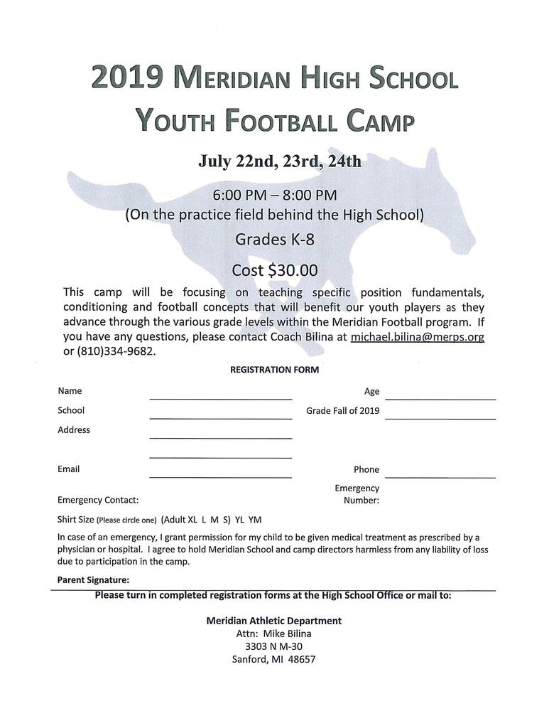 Youth Football Camp