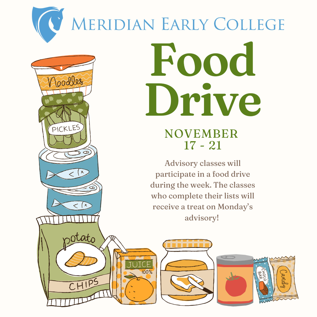MECHS Advisory Food Drive