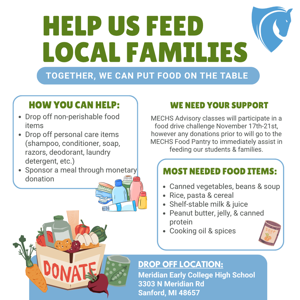 MECHS Community Food Drive
