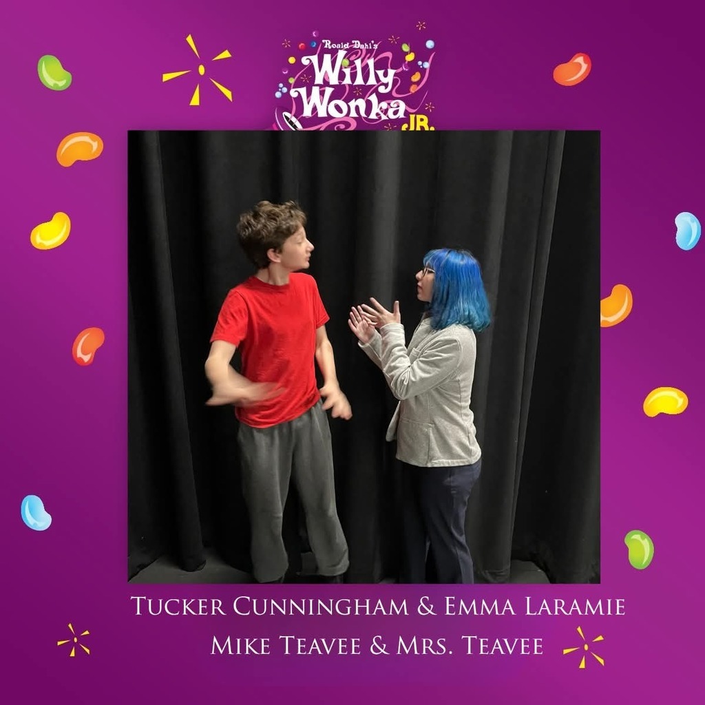 Tucker Cunningham as Mike Teavee & Emma Laramie as Mrs. Teavee
