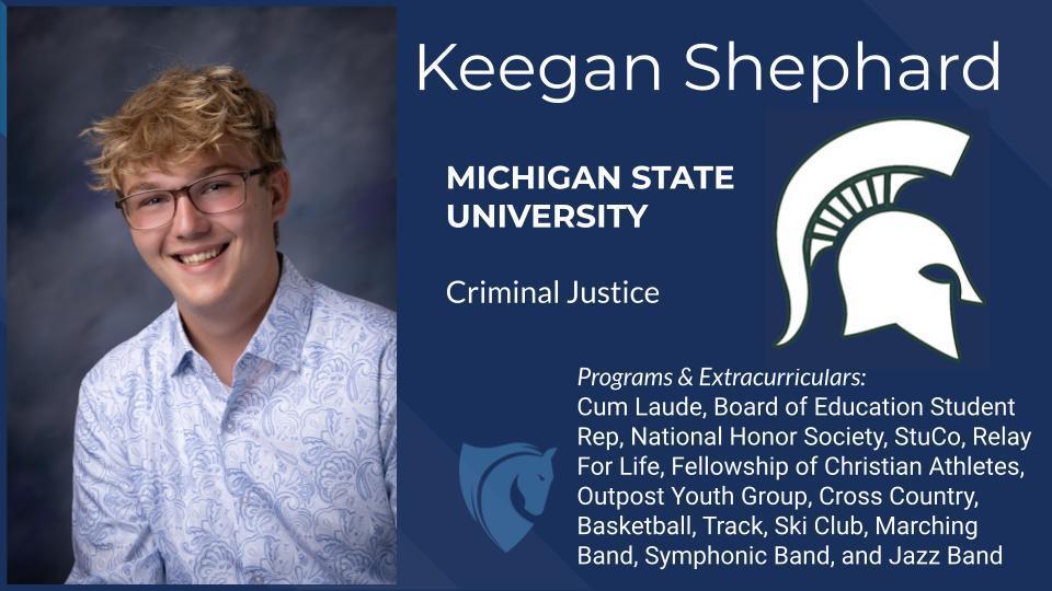 Keegan Shephard Final Decision and Programs and Extracurriculars he was a part of here at MERPS!
