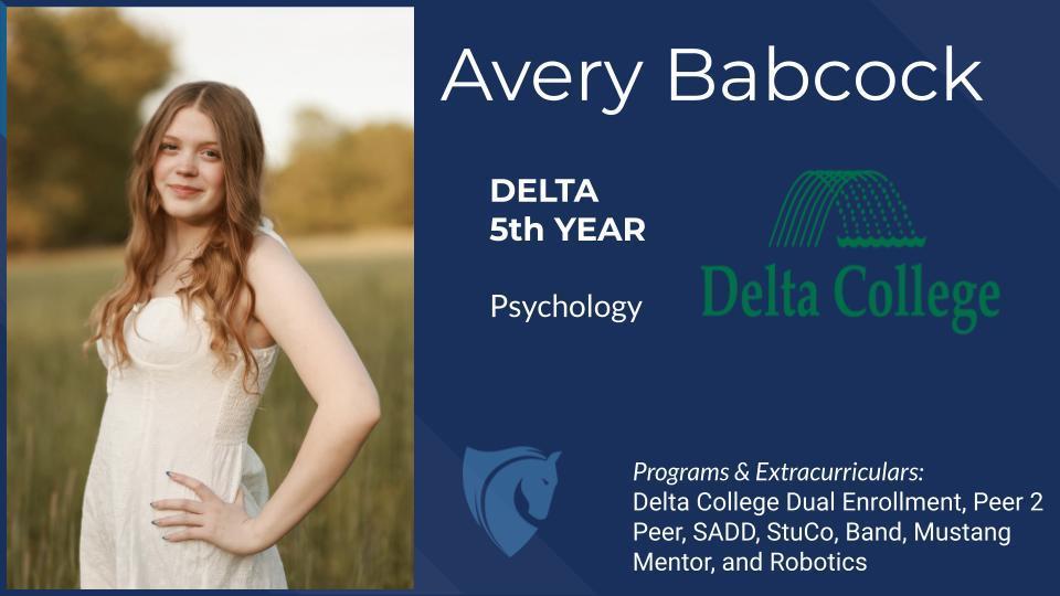 Avery Babcock, Delta, Psychology, P2P