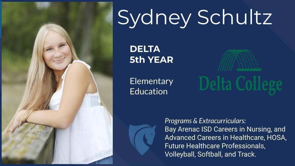 Sydney Shultz, Delta, Elementary Education