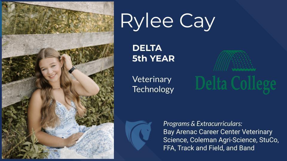 Rylee Cay, Delta College, Vet Technology