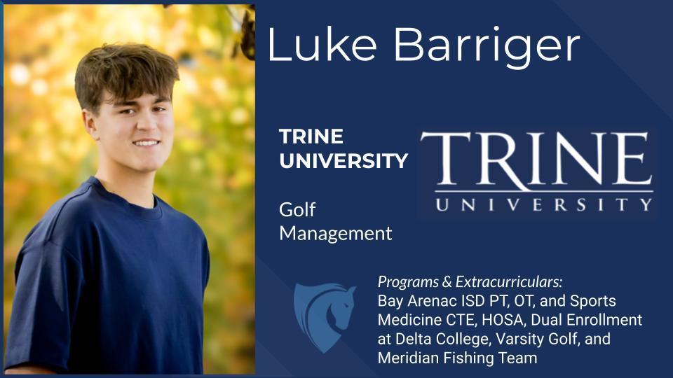 Luke Barriger, Trine University, Golf Management, Programs