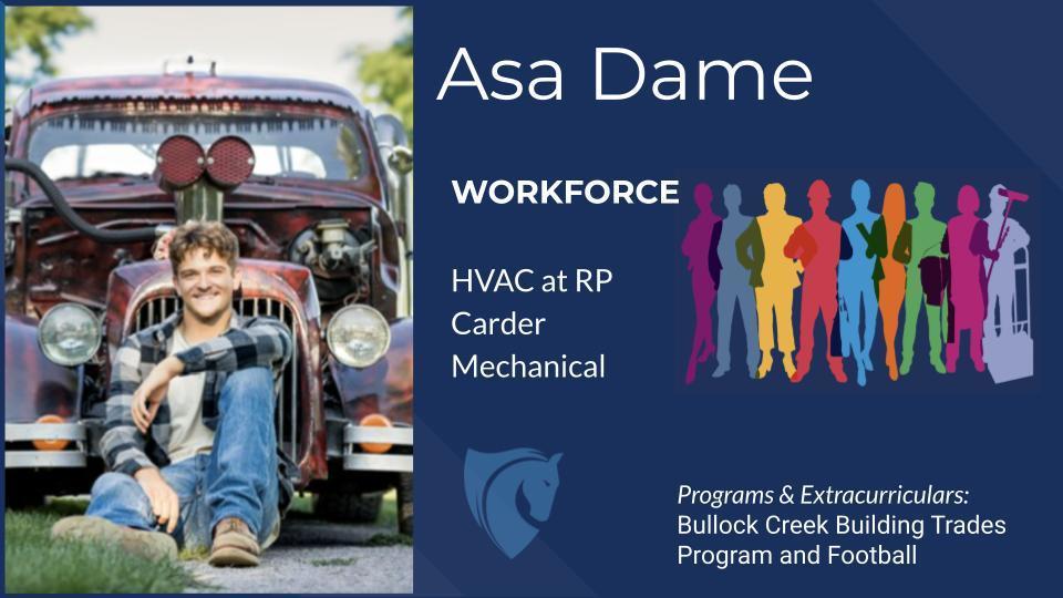 Asa Dame, RP Carder Mechanical, HVAC, Workforce, Programs