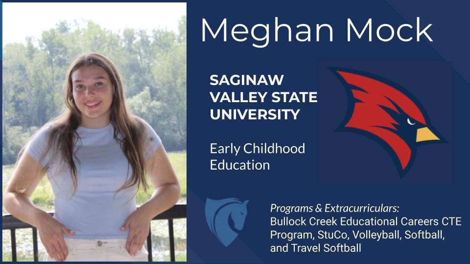 Megan Mock, SVSU, Early Childhood Education, etc.
