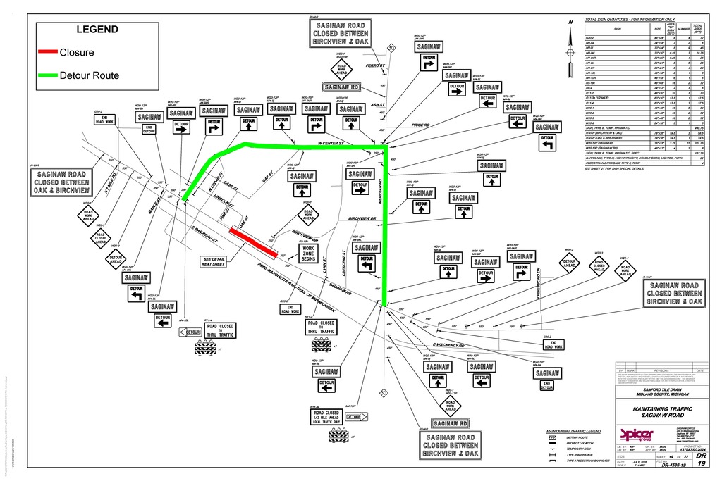 Detour Map