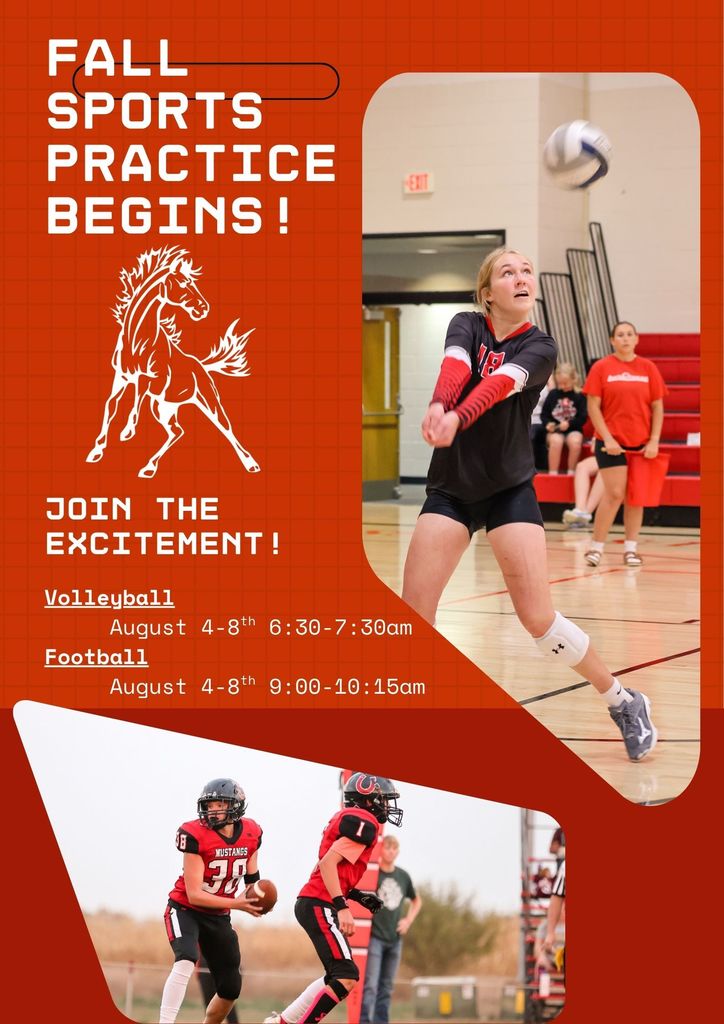 Fall Sports Practice Begins!