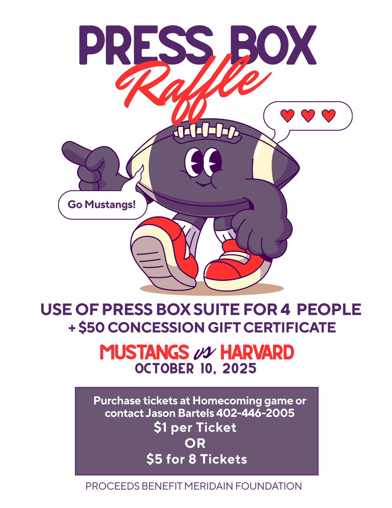 Meridian Foundation Press Box Raffle!!