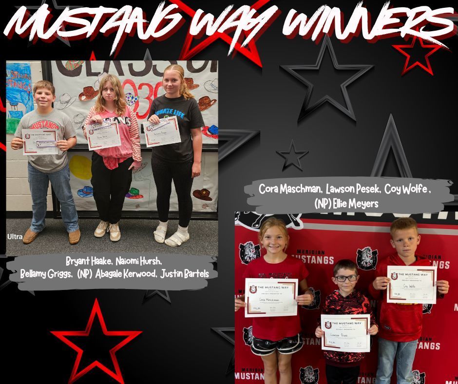Mustang Way Winners