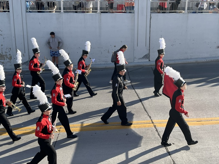 Meridian Marching Band at Harvest of Harmony in Grand Island, NE