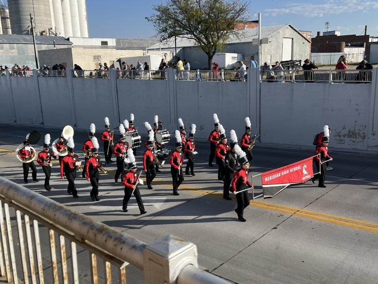 Meridian Marching Band at Harvest of Harmony in Grand Island, NE