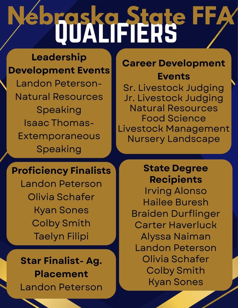 FFA State Qualifiers