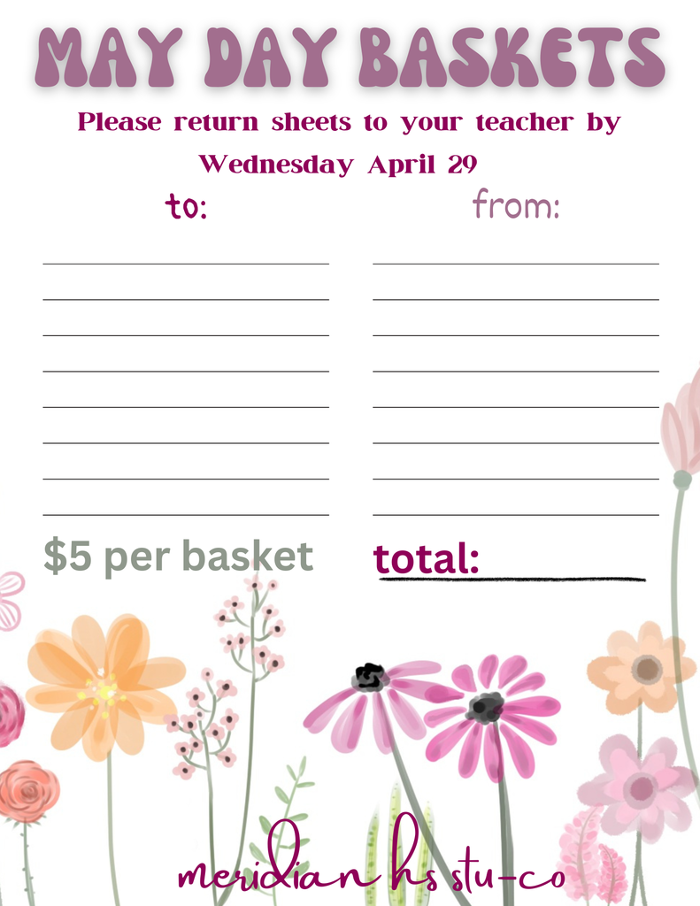May Day Basket form
