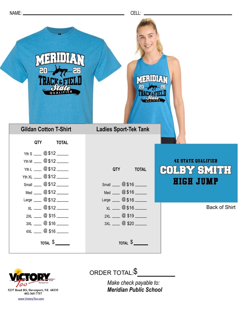 State Track T shirt