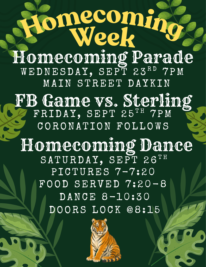 Homecoming week Schedule