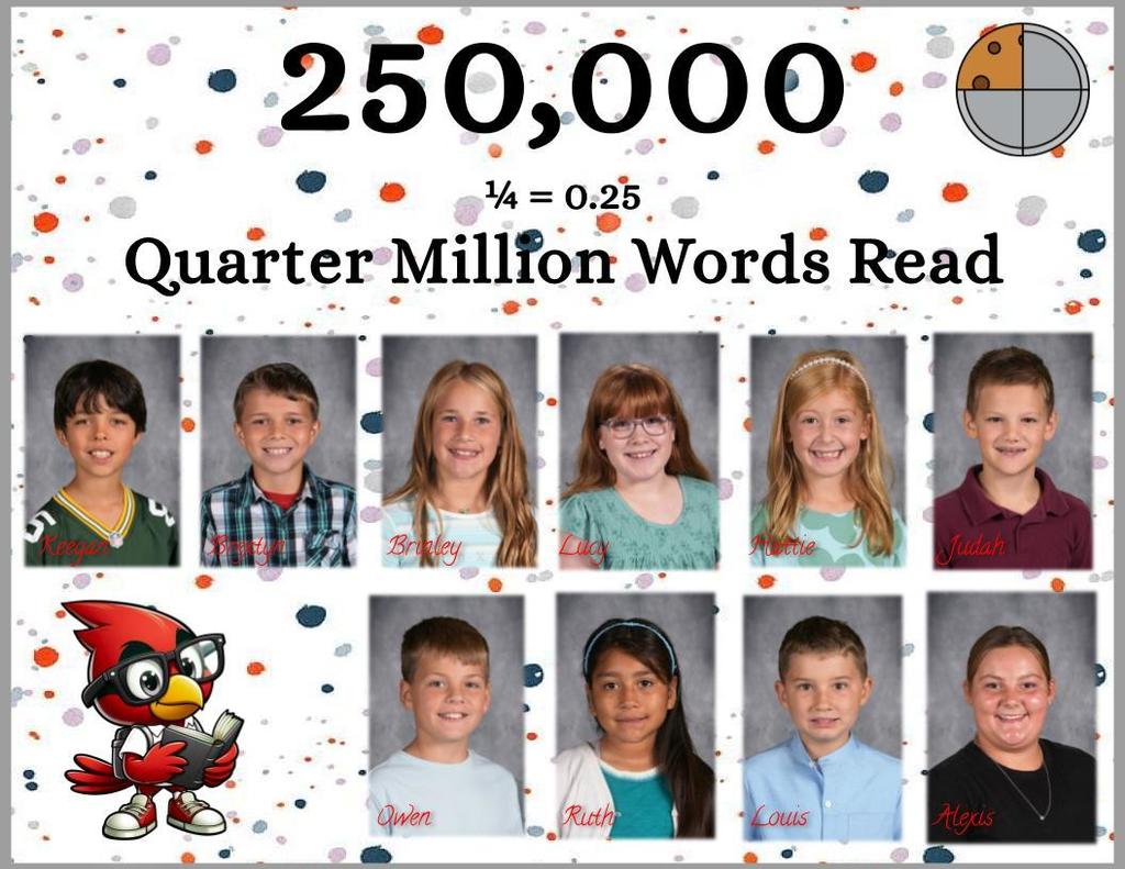 10 Students Quarter Million Word Reader 1