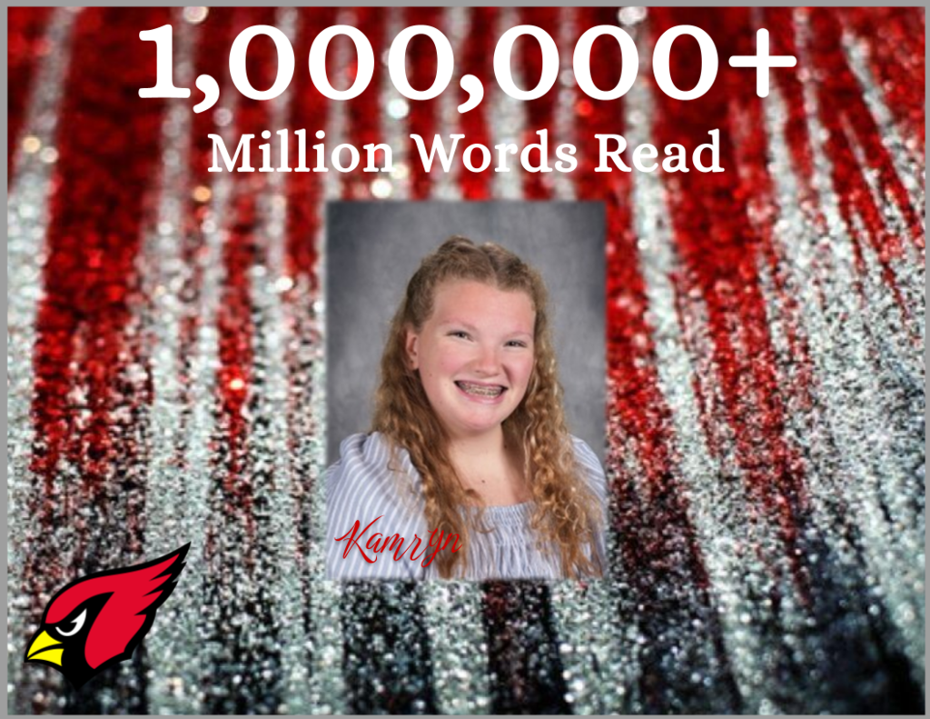 Student read 1,000,000+ million words
