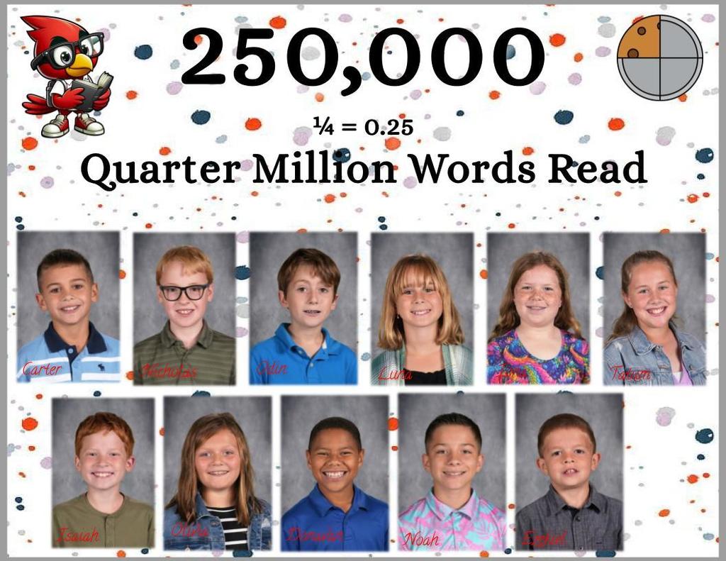 MC Quarter Million Word Readers