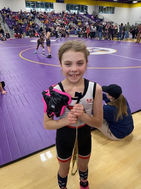 Julia wrestling 1st place