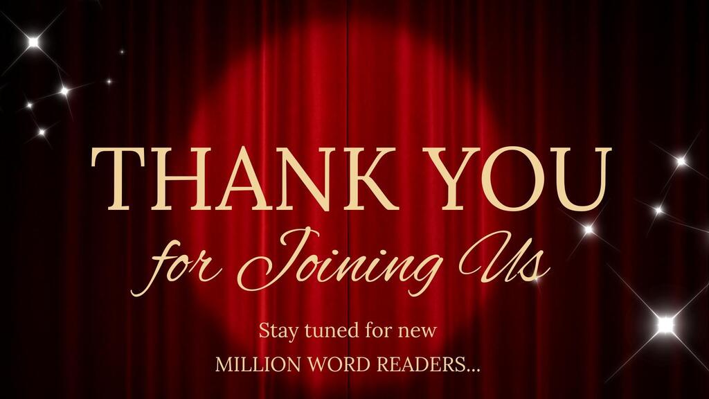 Million Word+ Thank you