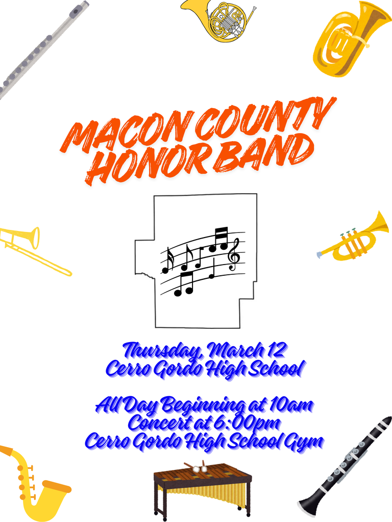 Macon County Honor Band Flyer