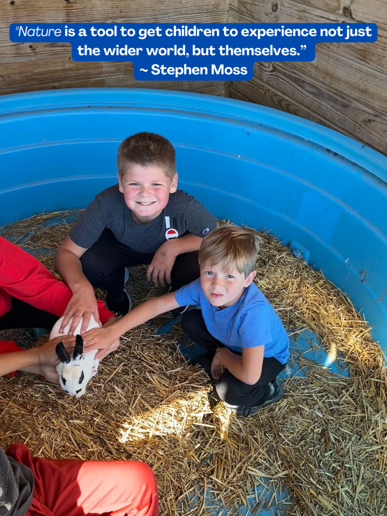 Nature is a tool to get children to experience not just the wider world, but themselves. - Stephen Moss