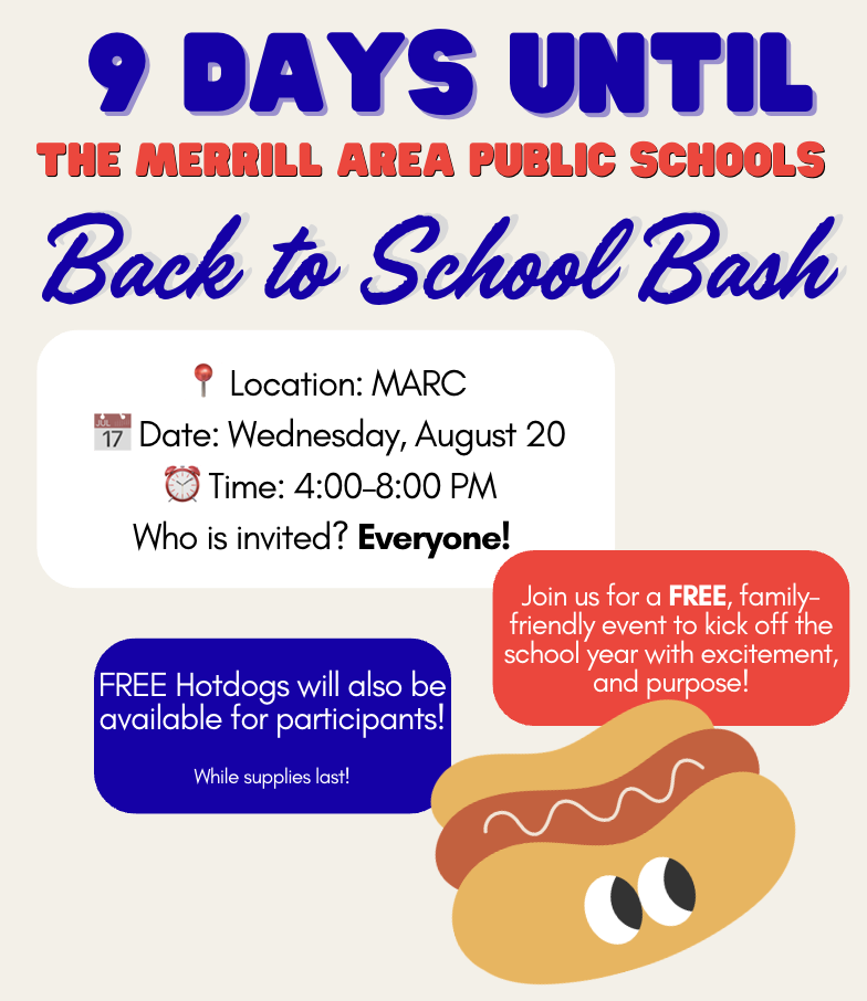 Back to School Bash August 20 at the MARC