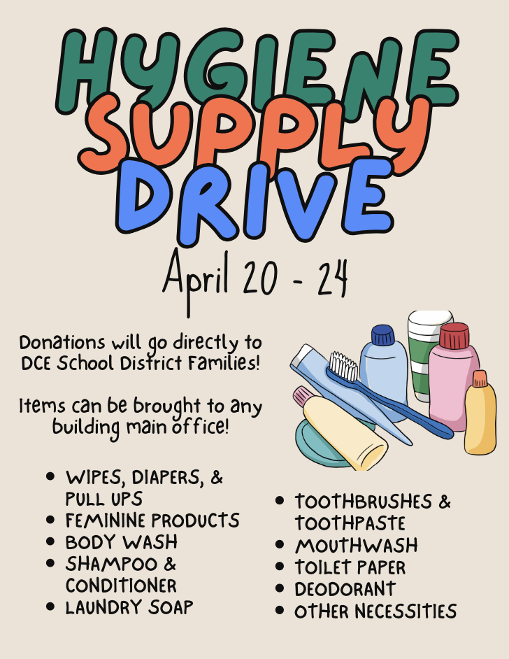 Hygiene supply drive