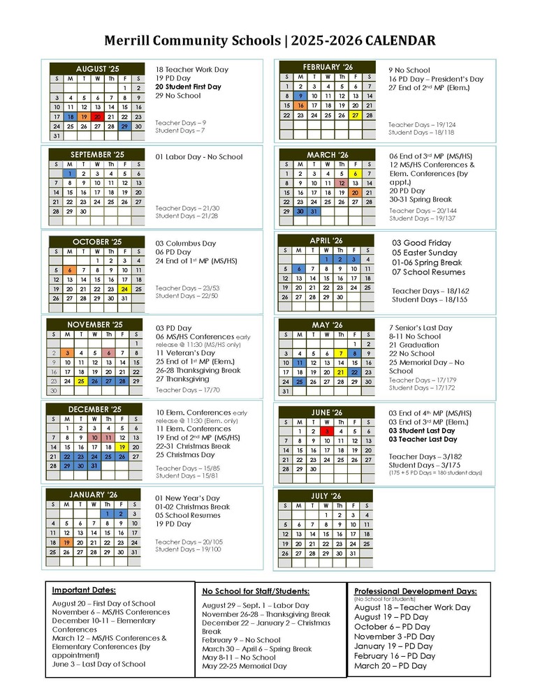 2025-2026 calendar