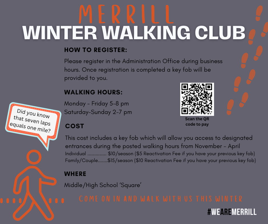 Winter Walking Club Flyer